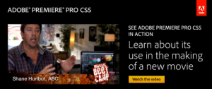 Webcast, Adobe Premiere Pro CS5 in Action