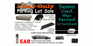Nov 20, Parkinglot Sale - Saturday Only